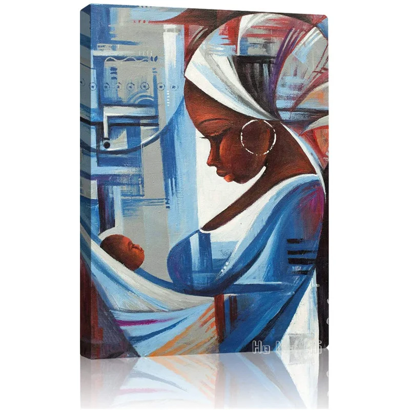 Абстрактный плакат с принтом Африканской женщины по мне Лили настенное