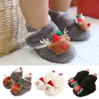 Детские зимние ботинки, милая Рождественская обувь для новорожденных, для девочек и мальчиков, обувь для первых шагов, очень теплые ботинки для снежной погоды, ботинки