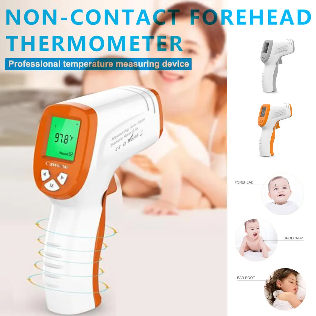 Digital Thermometer Non-contact Ear Forehead Dual Mode High Precision Fast Accurate Infrared Baby Electronic | Дом и сад
