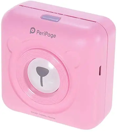 Термальный принтер Мини карманный беспроводной термопринтер BT фотография