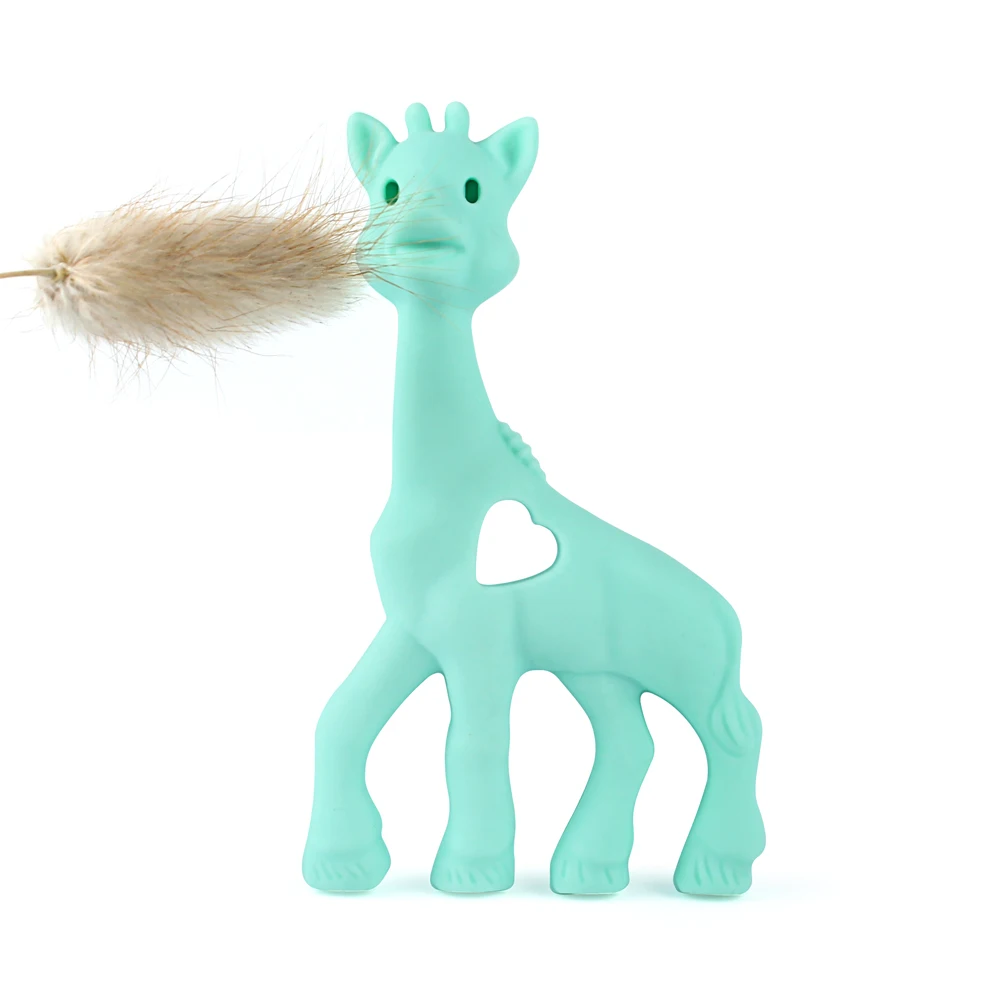 Keep & расти 1 шт. Жираф силиконовый Прорезыватель для зубов Еда Класс изготовления