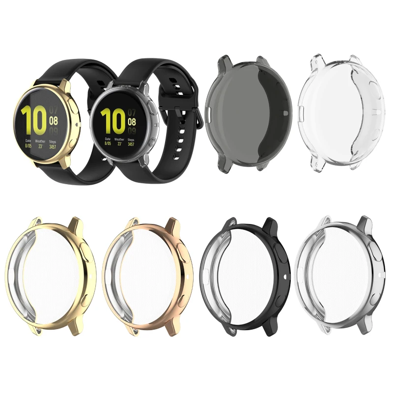 Тонкий защитный чехол для смарт-часов 40 мм из ТПУ часов Защита экрана Samsung Galaxy Watch