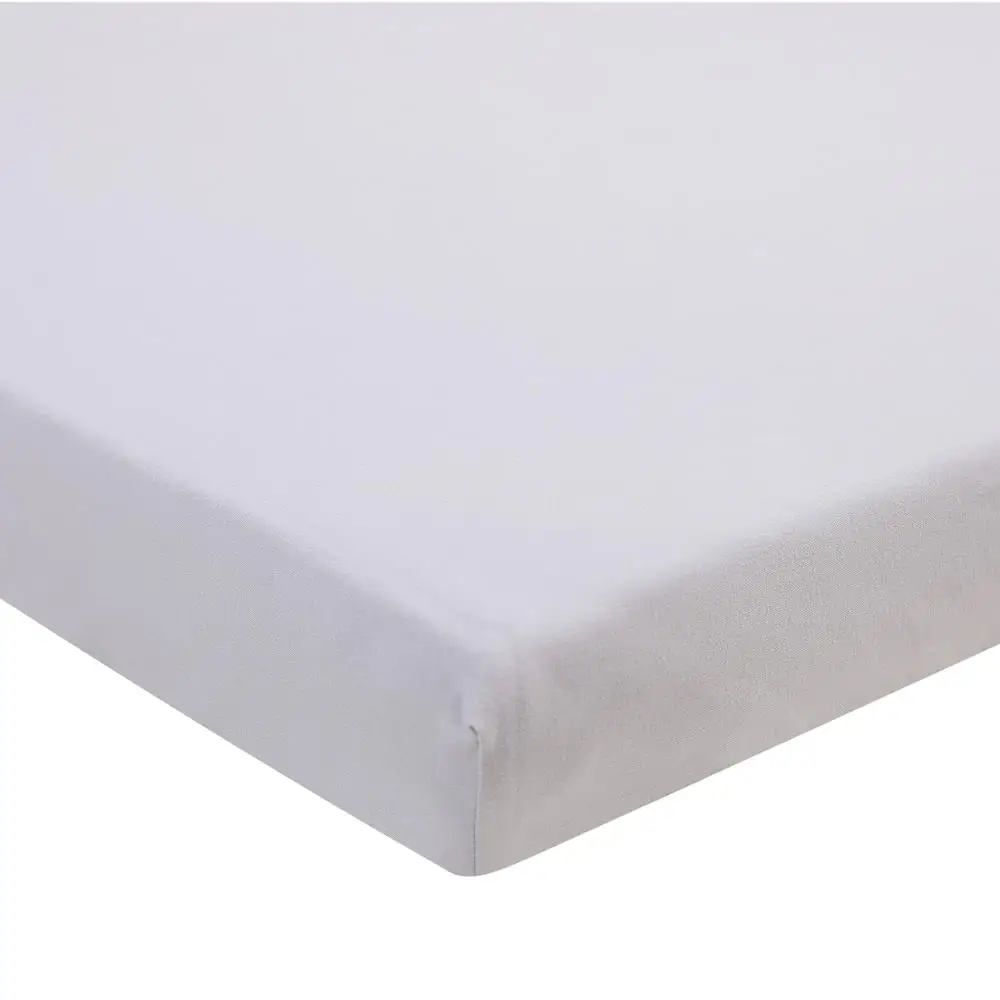 

Pure Color Baby Fitted Sheet For Newborns 100% Microfiber Soft Crib Bed Sheet For Children Mattress Cover Protector 130x70cm