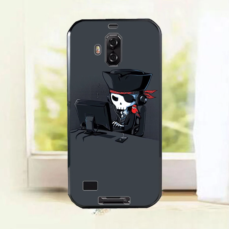 Чехол-накладка для Blackview BV9600 Pro силиконовый с рисунком волка из ТПУ корпус чехол