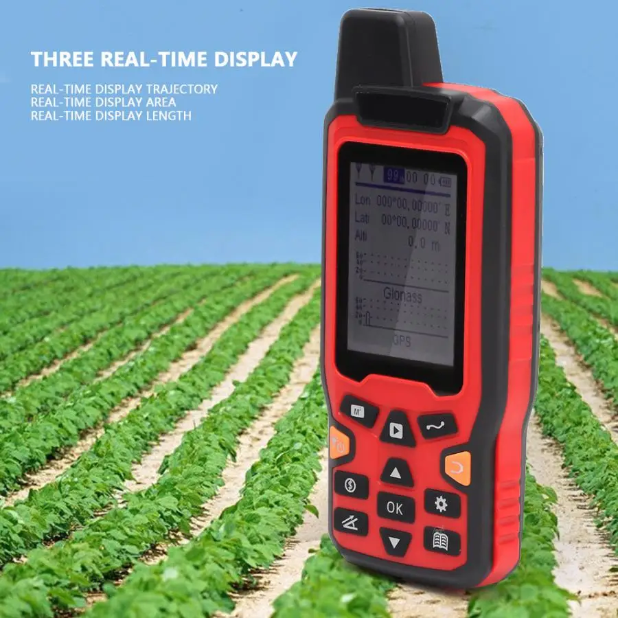 ZL-180 Портативный USB gps навигационный трек, измеритель площади Земли, 2,4 дюймов дисплей, наземный обзор, 100-240 В, наземная навигация