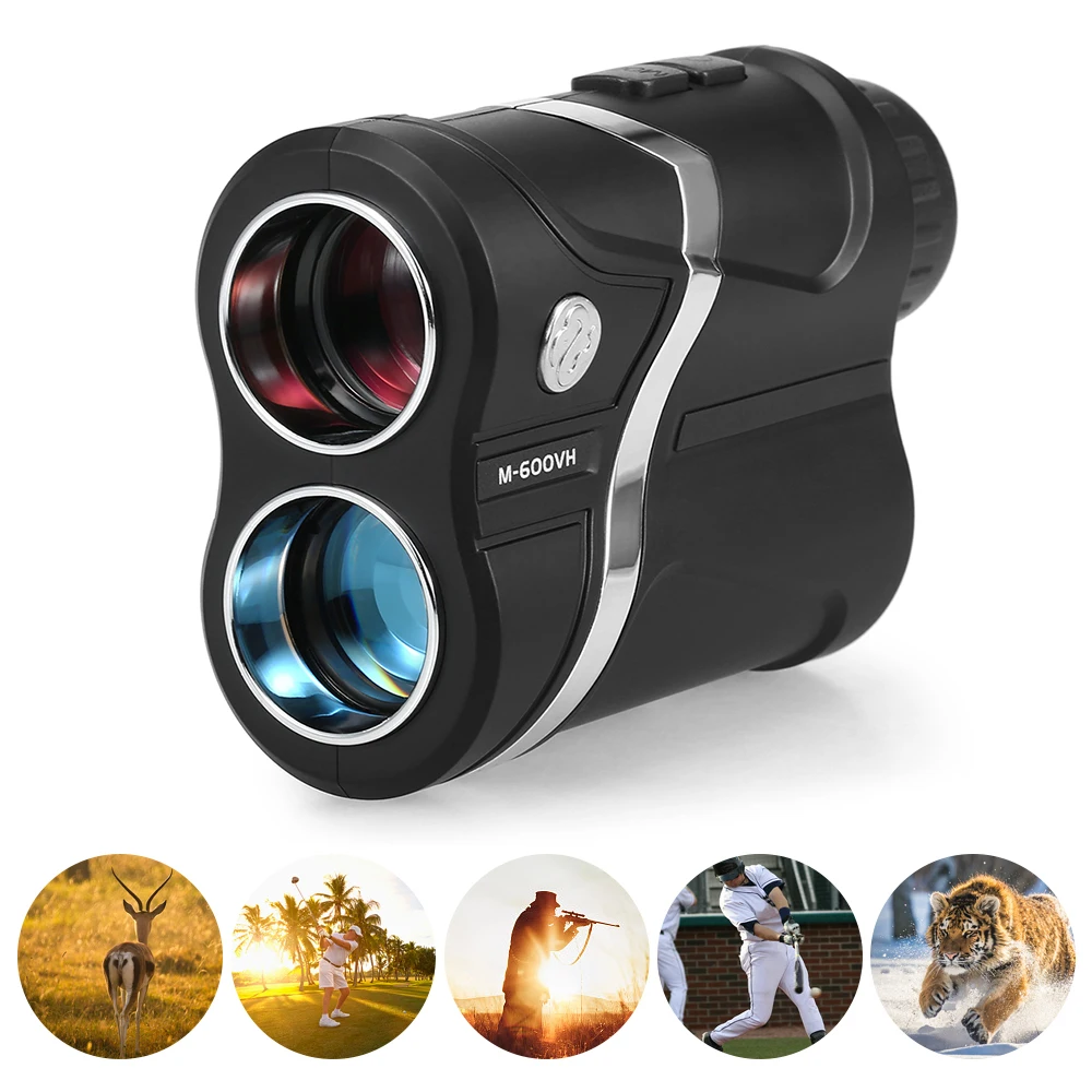 USB Перезаряжаемый дальномер для гольфа 600 м охотничий Измеритель угла