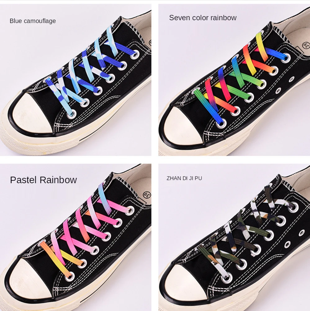 

Elastic Shoelaces Sport Shoe Laces Flat Popular Casual Sneakers Shoes Accessories Laces for Shoes Unisex