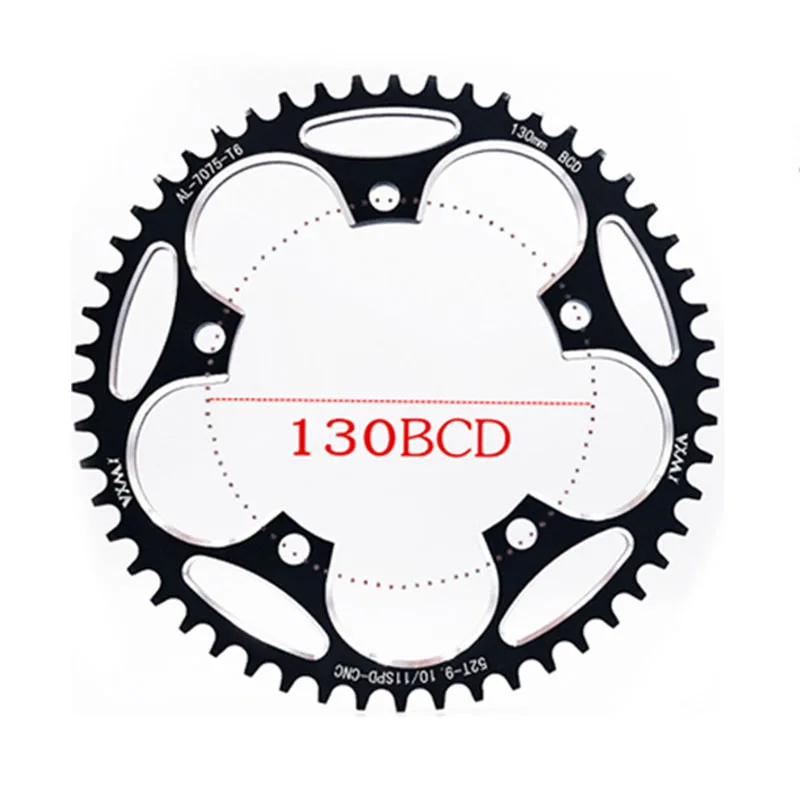 VXM дорожный мотоцикл 130BCD звездочка цепной передачи 50 т 52 54T 56T 58T 60T узкая широкая