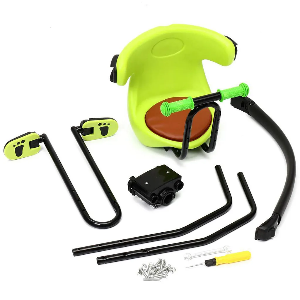 Безопасная стабильная детская велосипедная подушка на переднее сиденье для