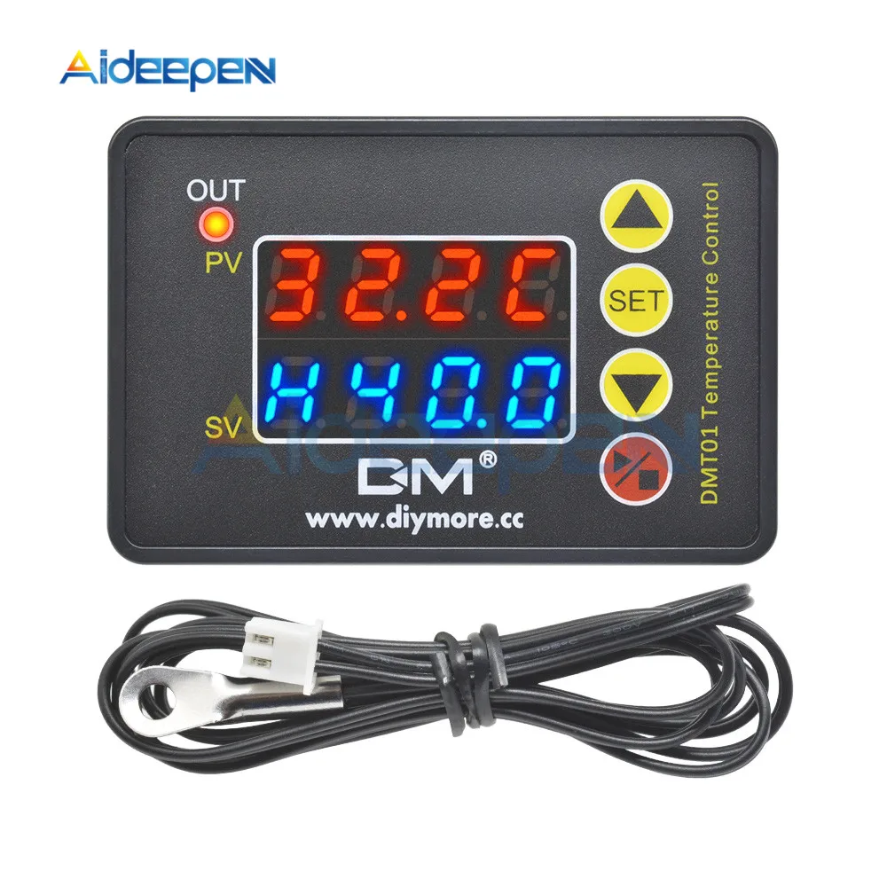 DMT01 DC 12V 20A 240W контроллер температуры для инкубатора термометр охлаждающий
