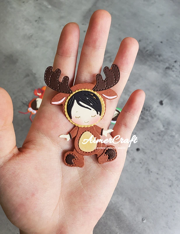 Elk детские животные металлические режущие штампы форма нож трафарет для