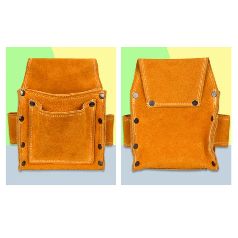 

Wearable Waist Pack Electric Drill Bag Screws Nails Drill Bit Metal Parts Fishing Travel Tool Storage Bags with Belt