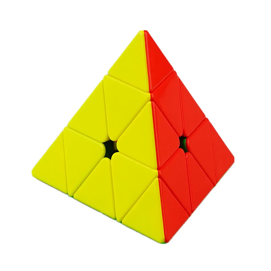 

Магнитный магический куб-пирамида YJ Yulong V2M, без наклеек, головоломка Yongjun, скоростные кубики, подарки на день рождения и Рождество
