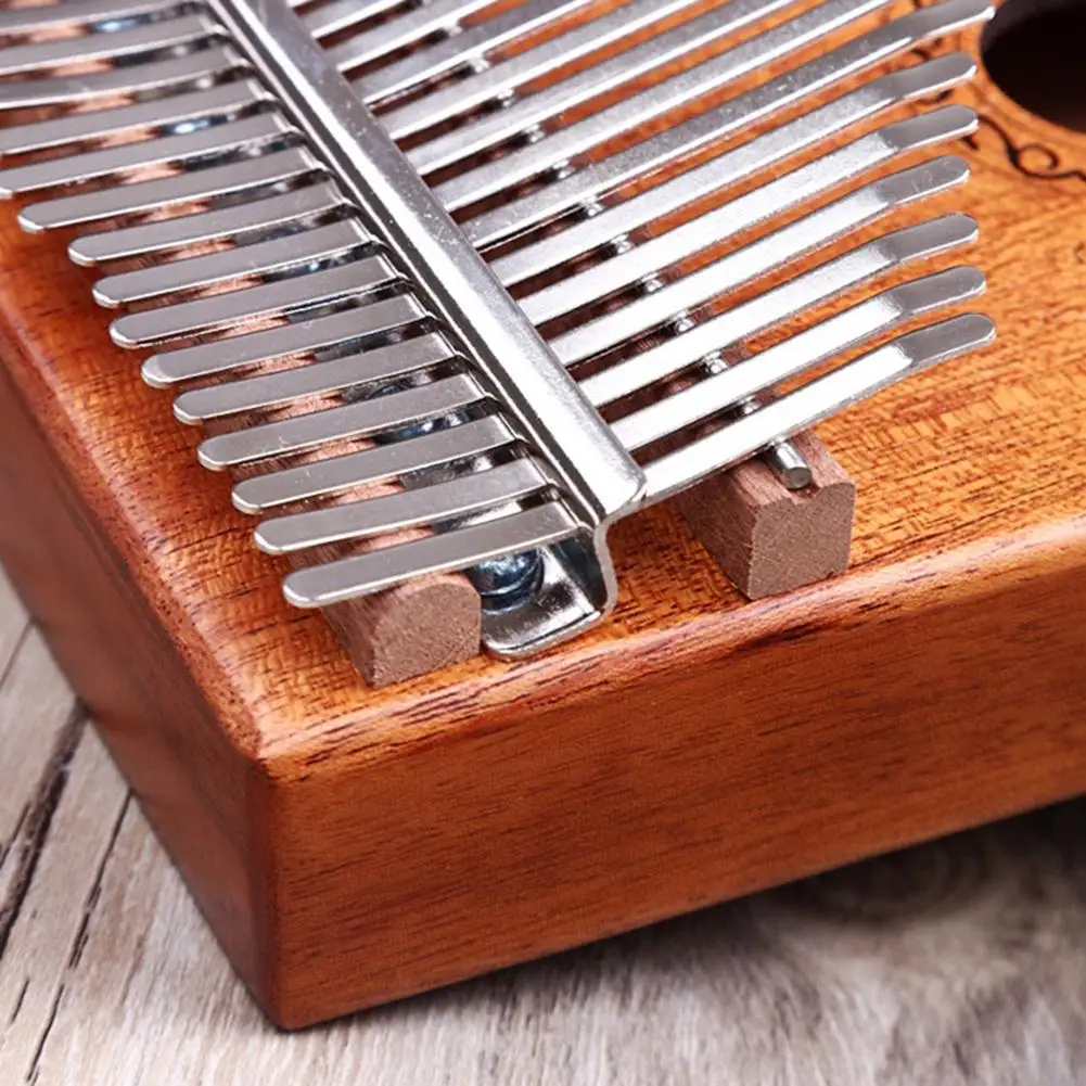 Kalimba 17 ключей набор для фортепиано тюнинг молоток ключ наклейки легкий высокое