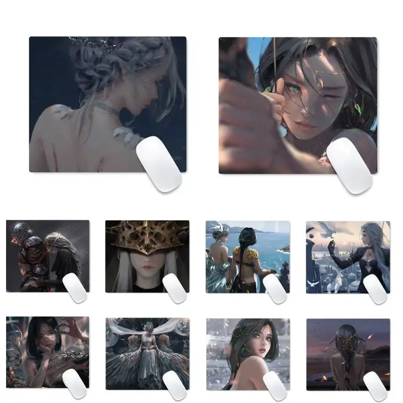 

sexy girl Ghost Blade Comfort Mouse Mat Gaming Desk Table Protect Game Office Work Mouse Mat pad Non-slip Laptop Cushion