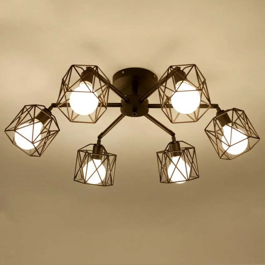 

Винтажный Железный светодиодный подвесной светильник в помещении Кофейня/столовая/Клубная/фойе/магазин/барные лампы AC85-265V вход