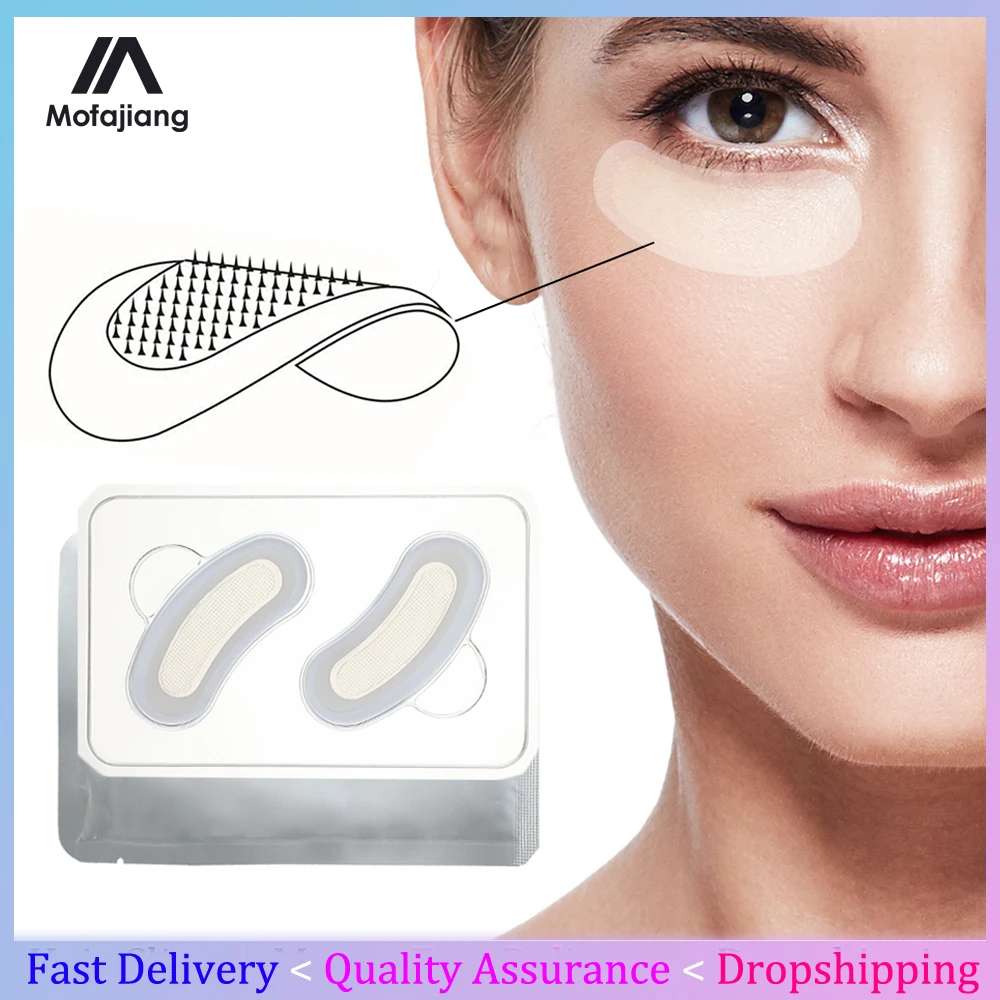 

20Pcs Hyaluronic Acid Microneedle Under Eye Pacthes Essence Anti Wrinkles Forehead Fine Lines Dark Circles Micro Needle Eye Mask