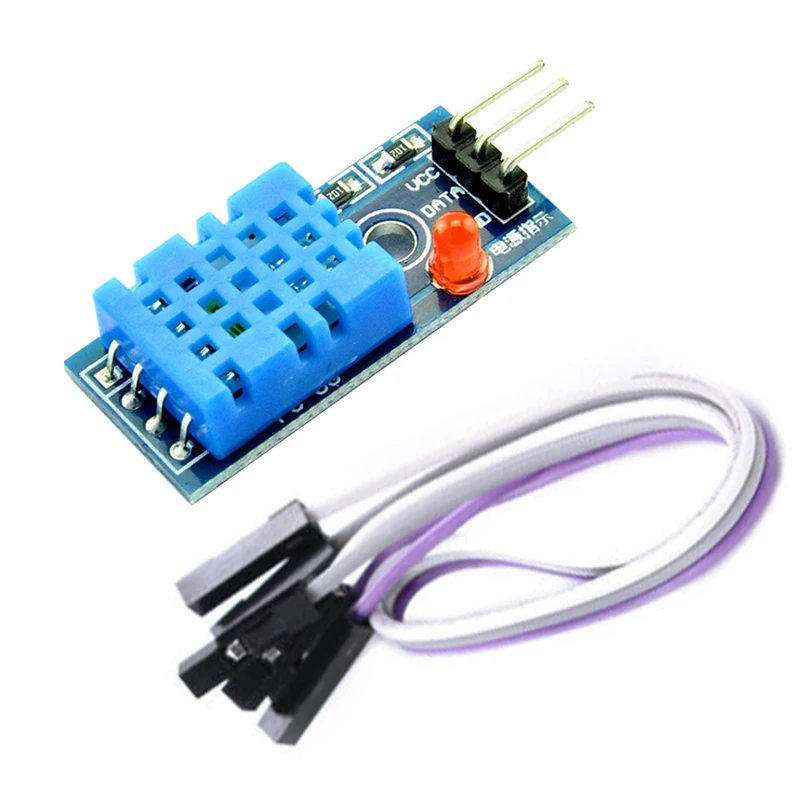 

DHT11 Digital Temperature Humidity Sensor Module DC 5V with PCB Board, For Arduino Electronic DIY temperature detection