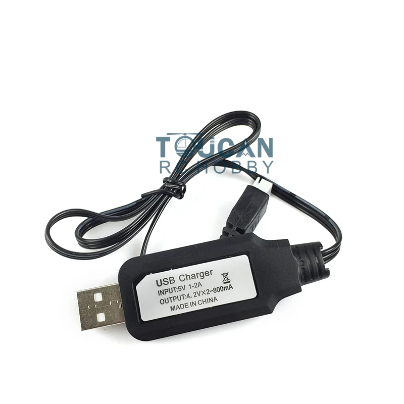 US Stock USB Cable for Heng Long Remote Control Tank Charger Liion Battery Balanced Head TH16652-SMT2