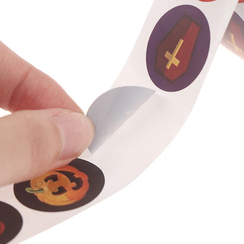 500 шт./рулон наклейки-этикетки для украшения на Хэллоуин | Дом и сад