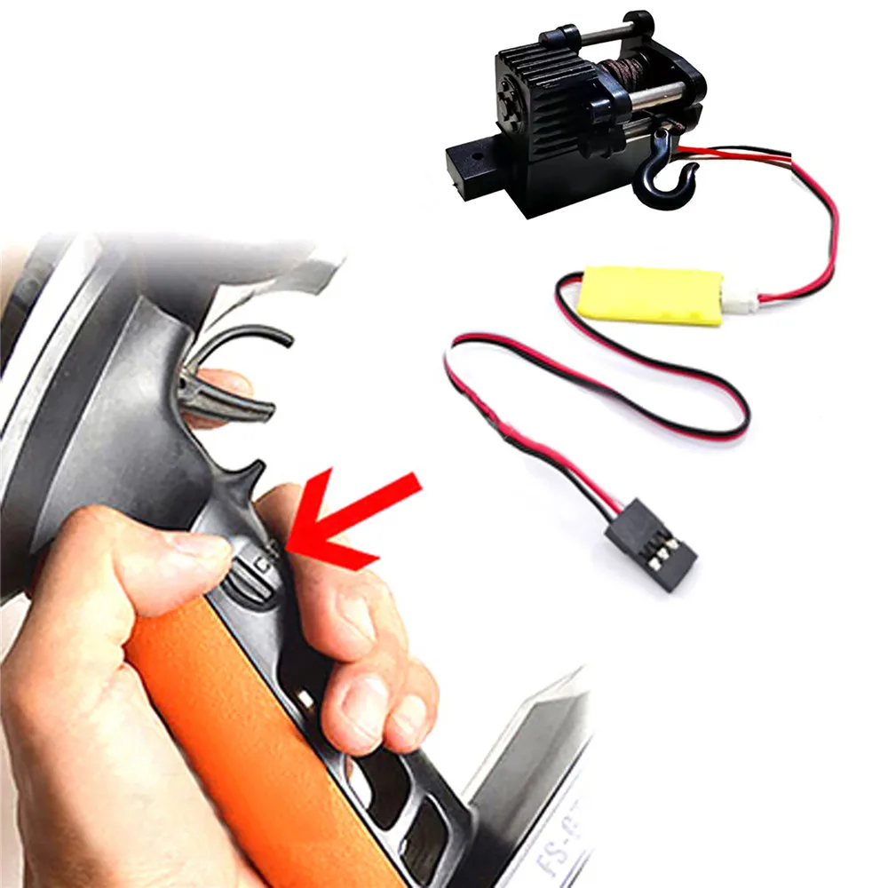 Беспроводной пульт дистанционного управления Winch & 3 сторонний приемник для 1/16 WPL