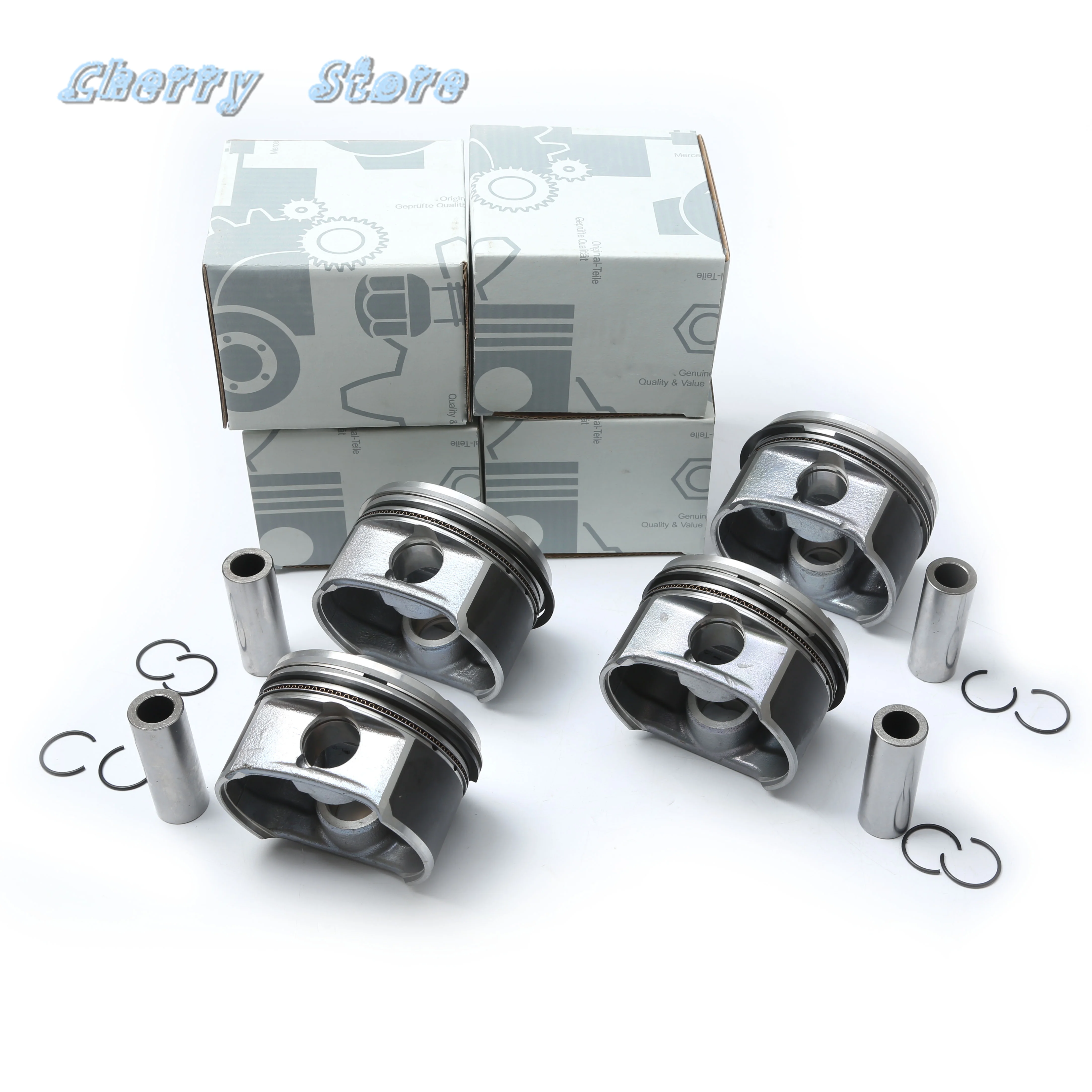 

82MM Piston Assembly For Mercedes-Benz A209 C209 W203 C 200K CL203 SLK-Class R171 SLK 200K Grand Edition 004 08 00 A2710302217