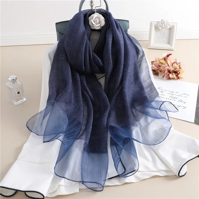 

Rushed 2022 Silk Women Scarf Warm Wool Shawls Solid Wraps Bufanda Floral Pashmina cachecol Scarves Foulard Wholesale Hijab