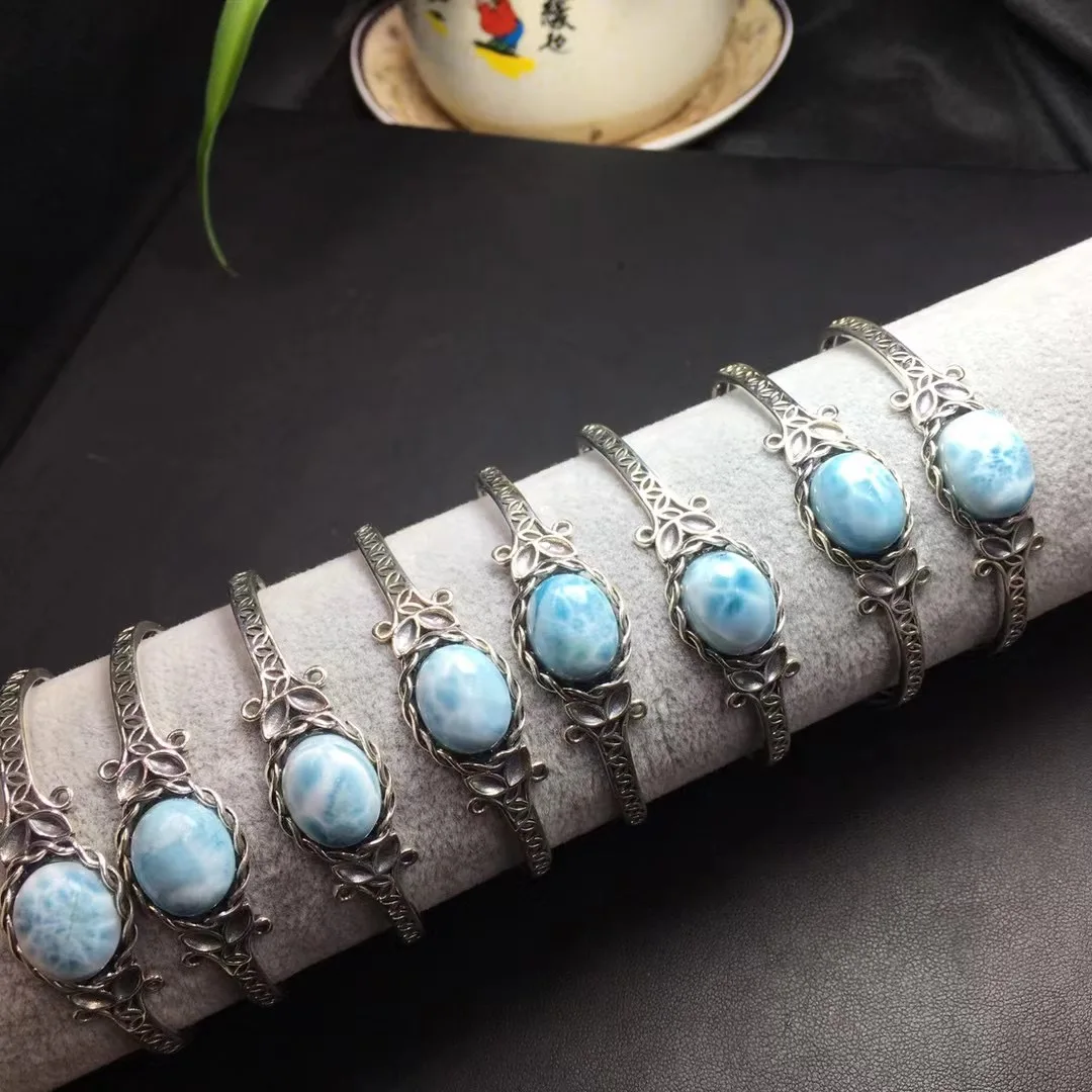 Женский браслет из серебра 925 пробы с кабошоном | Украшения и аксессуары