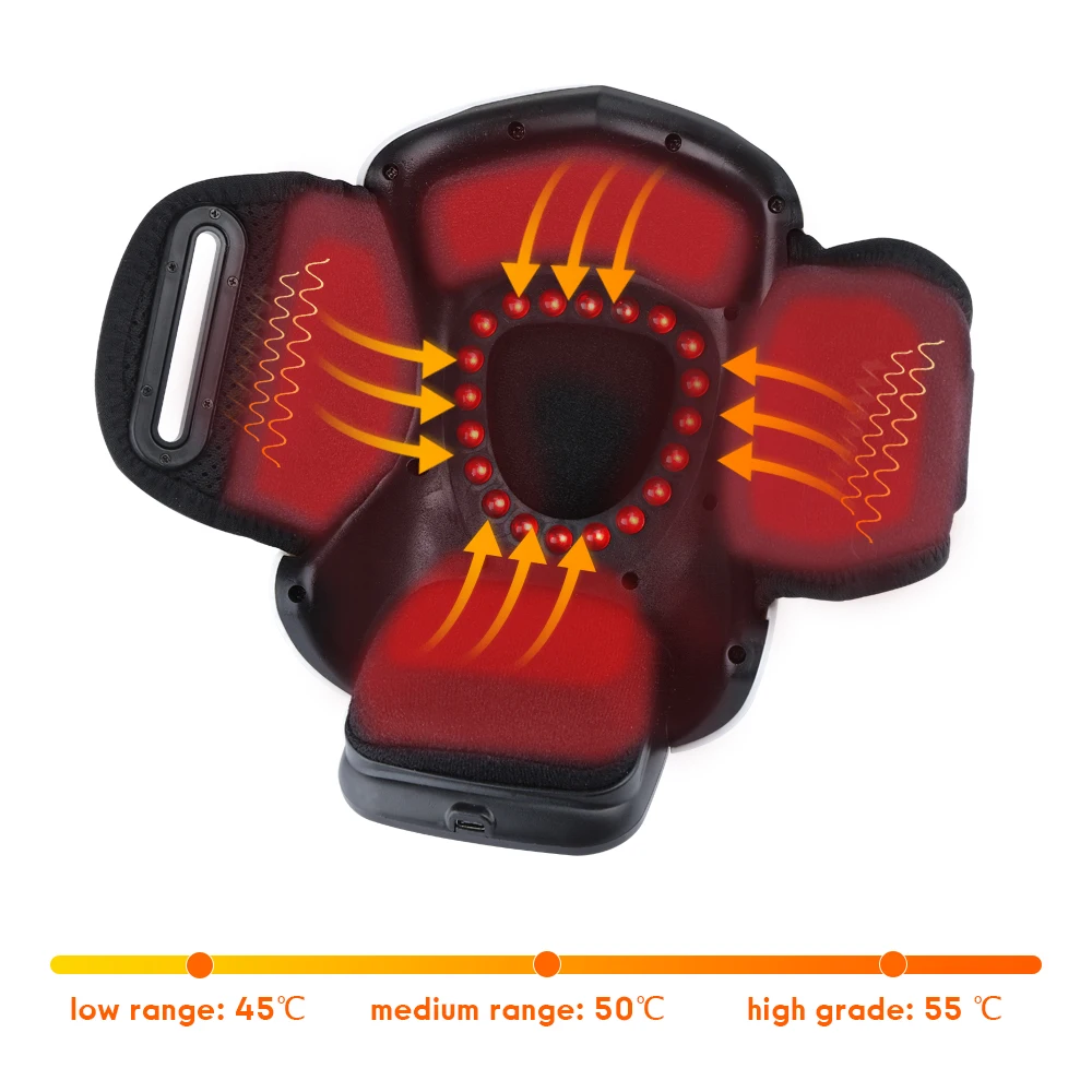 Orthopedic Knee Massager Electric Infrared Heating Brace Air Pressure Vibrator Fisioterapia Arthritis Physiotherapy Smart Timer | Красота и