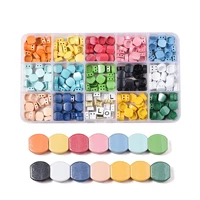 shinning honeycomb enamel tile beads glitter metal beads sead beads for jewelry making love square letter beads braceclet charms