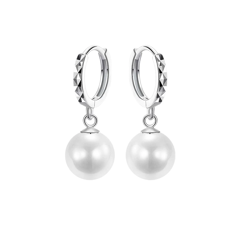 

Pearl Ear Clip 925 Sterling Silver Earrings 2021 New Fashion Earrings Women's Korean-Style Elegant High-Grade Light Luxury