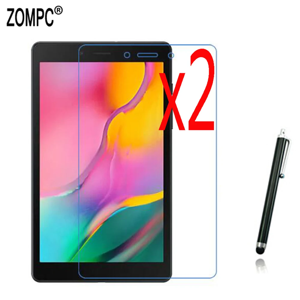 3в1 2x мягкие ультрапрозрачные пленки для защиты экрана + 1x Стилус Samsung Galaxy Tab A 8 0 2019
