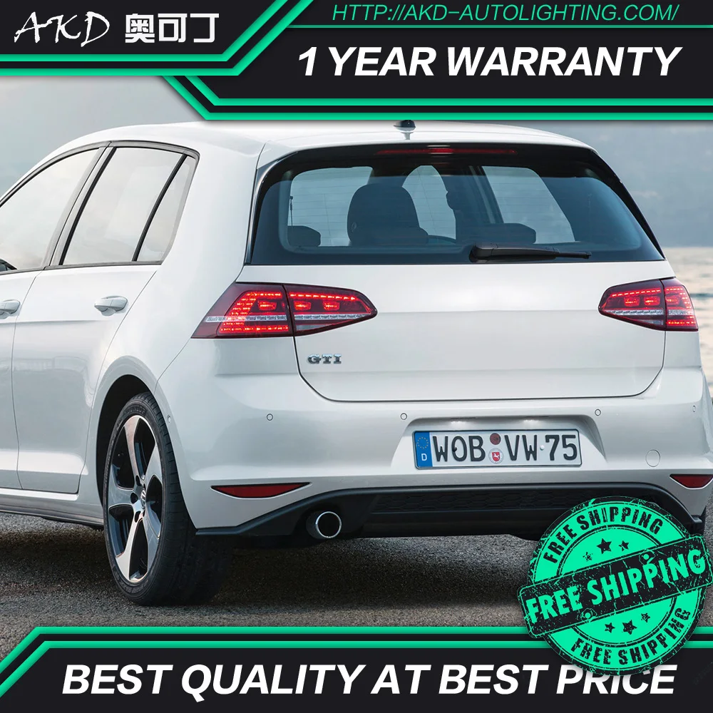 АКД автомобильного тюнинга задних фонарей для VW Golf 7 Golf7 R20 сигнальных огней