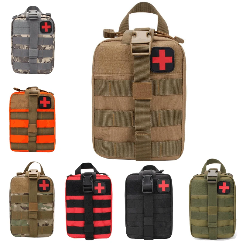

Сумка первой помощи EDC для охоты, выживания, военная сумка, тактическая поясная Сумка Molle, уличная сумка SOS, армейский медицинский комплект, п...