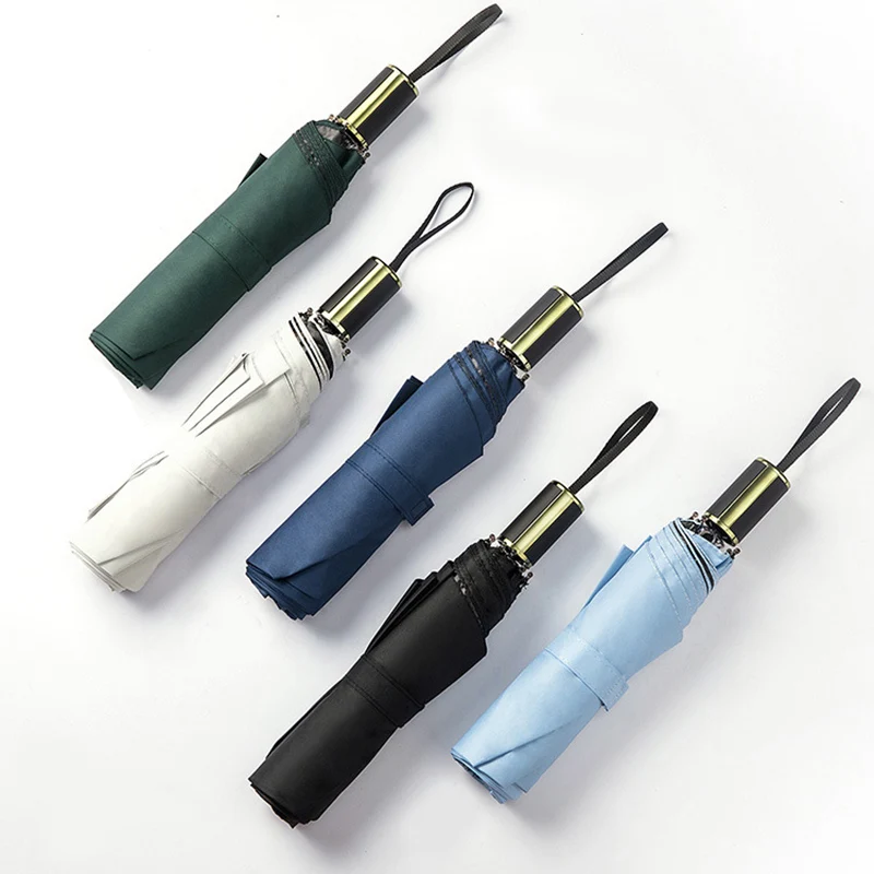 Солнцезащитный компактный маленький Зонт от дождя для женщин и мужчин складной