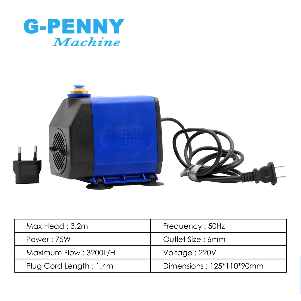 G-PENNY 0 8 кВт ER11 Металлический рабочий двигатель шпинделя пулевидного типа с
