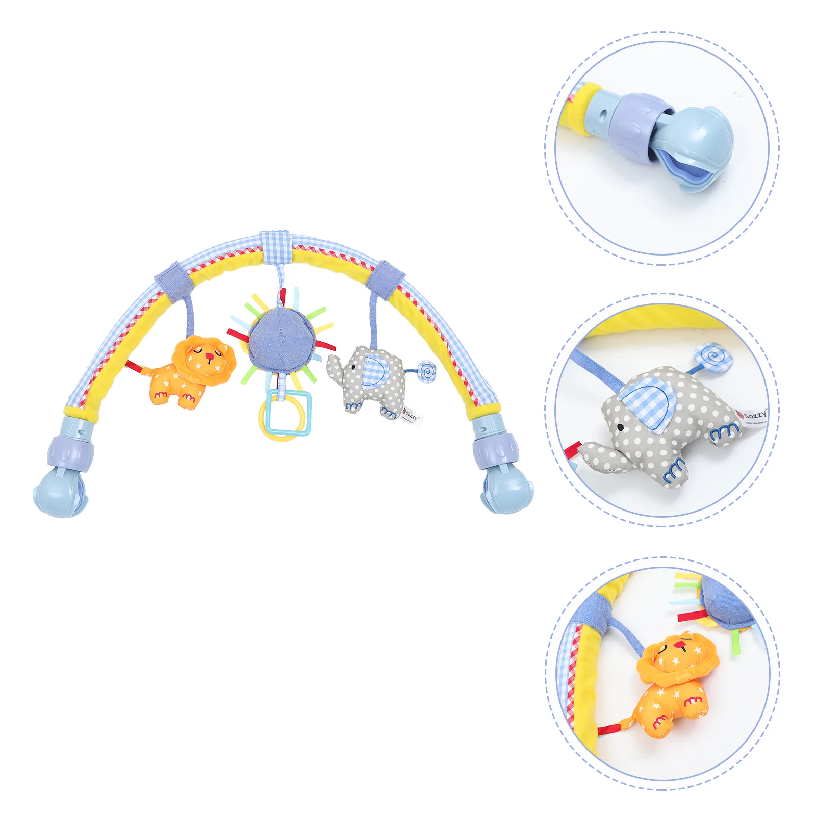 

Baby Crib Hanging Toys Infant Baby Animal Toys Stroller Car Rattles Toys