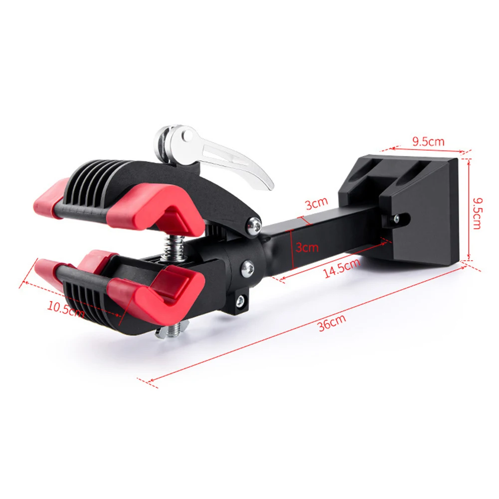 

Bicycle Parking Rack Wall Mount Mountain Road Bike Storage Hanger Holder Repair Stand Quick Release Clamp Bicycle Display Stands