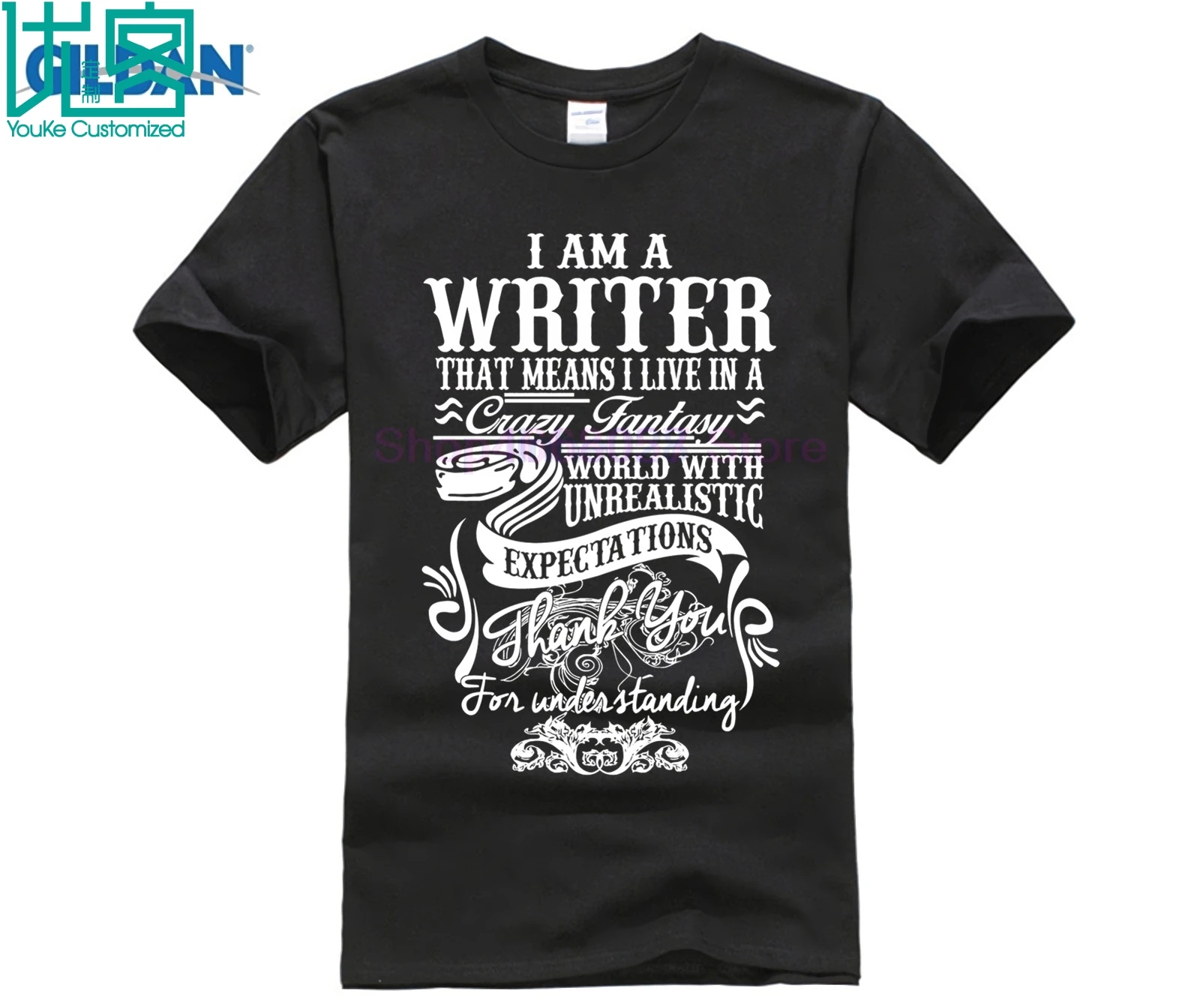 Im писатель футболка|Мужские футболки| |