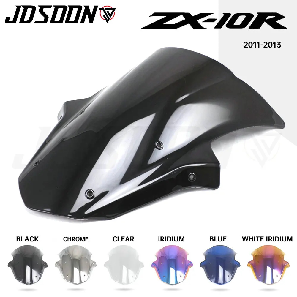 

Motorcycle Windscreen Windshield Windshield Deflector Motorcycle Accessories for Kawasaki ZX10R ZX 10R 2011 - 2015