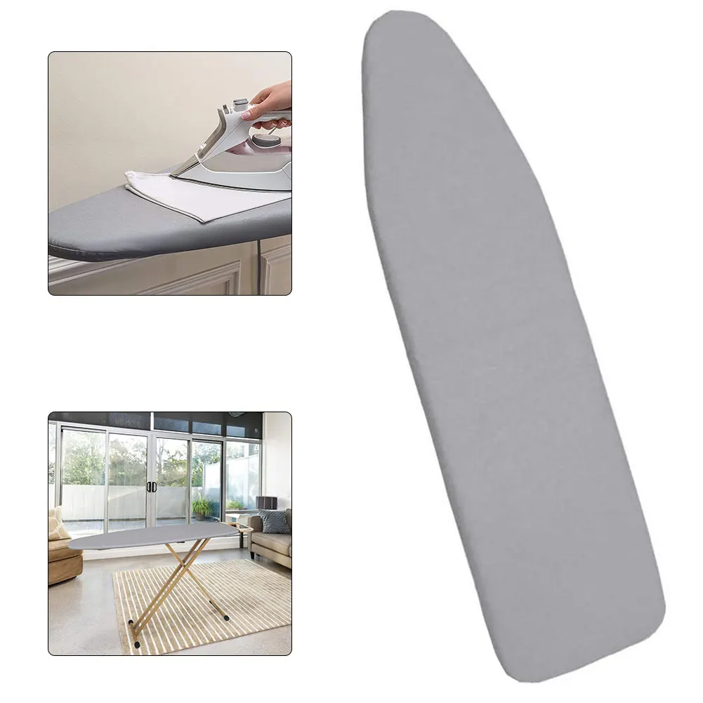 

Home Universal Silver Coated Padded Ironing Board Cover & 4mm Pad Thick Reflect Heavy Heat Reflective Scorch Resistant Ironing