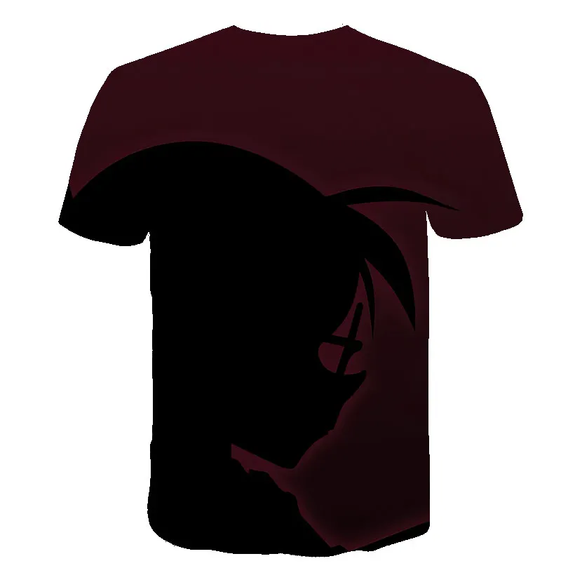 

New Anime Cartoon Cool 3D T Shirt Summer Fanshionable Short Sleeve O-Neck Tee Tops Children Game T-shirts Kids Boys Clothing
