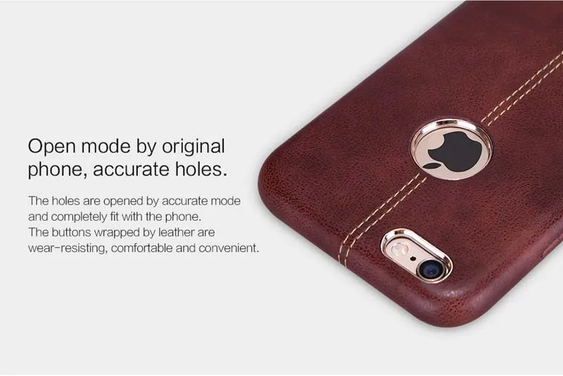 Для iPhone 6 Plus чехол для телефона серия Nillkin Englon чехол винтажный из искусственной кожи чехол для iPhone XR Xs Max Capa Fundas распродажа
