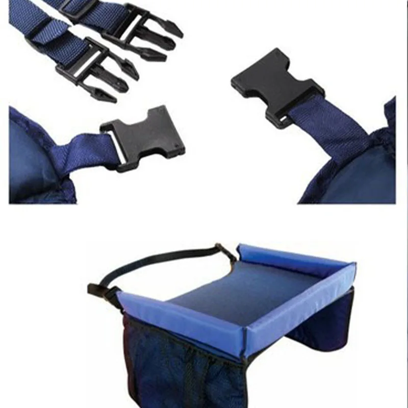 Водонепроницаемый портативный автомобильный столик для детского сиденья поднос
