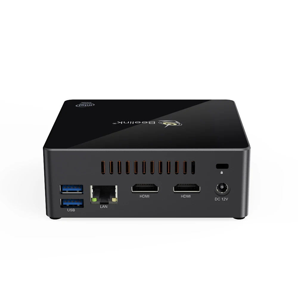 Beelink X55 процессор Intel J5005 подлинный windows 10 Мини ПК HD графика 605 LPDDR4 8 Гб ssd128гб