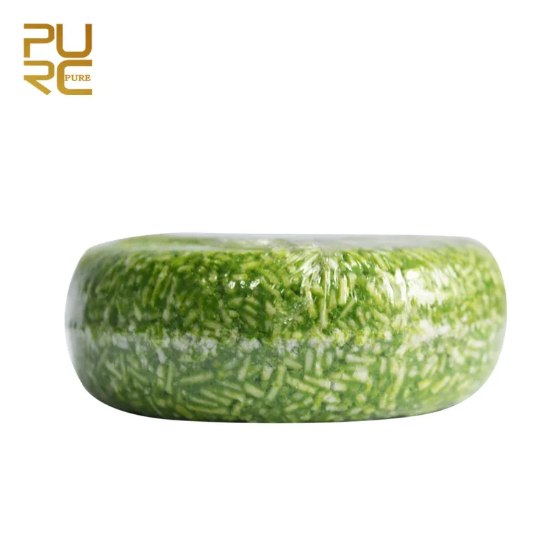 PURC органический натуральный мятный Твердый шампунь 100% чистая мята холодный