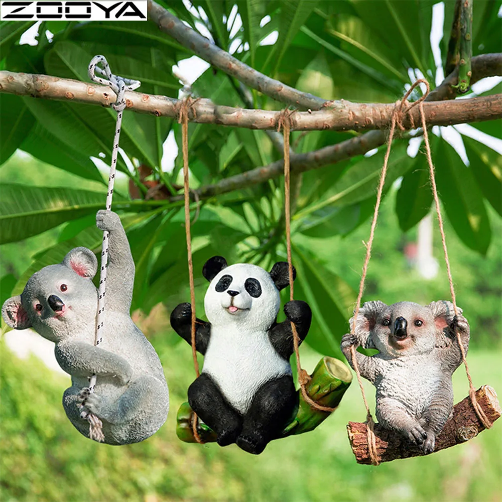 ZOOYA Алмазная картина с квадратным рисунком животными из стразов панда Набор для