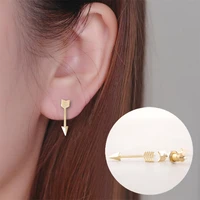 wangaiyao2021 new simple arrow earrings female small earrings cute womens jewelry