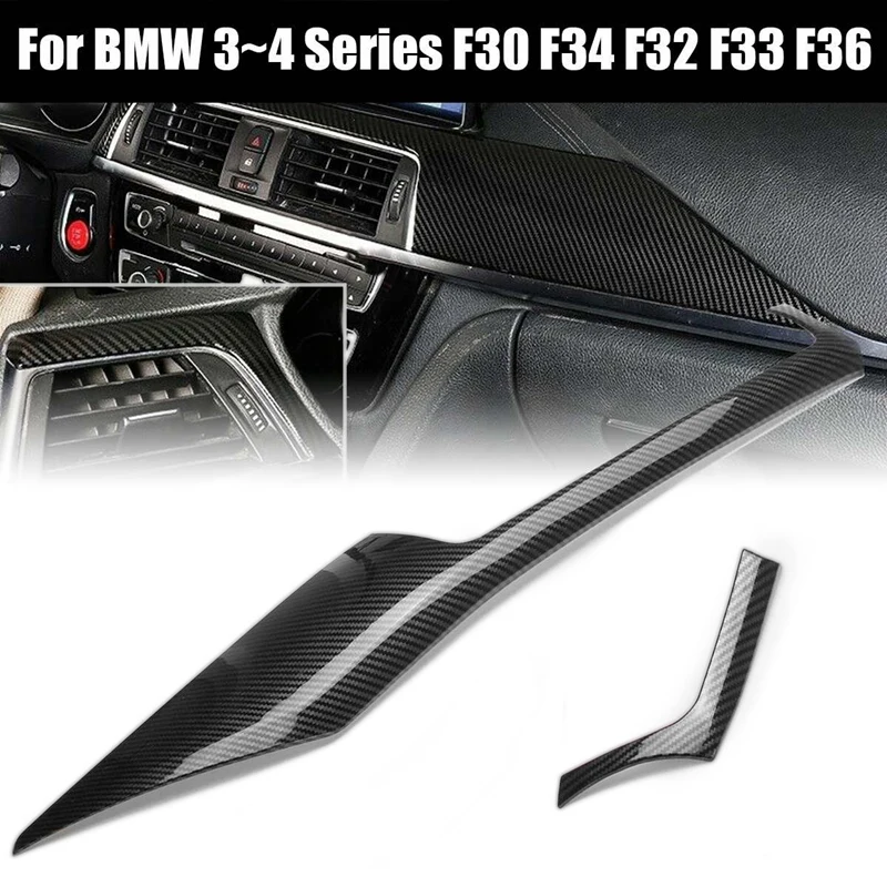 Внутренняя отделка из углеродного волокна ABS для BMW F30 F34 F32 F33 F36 2013-2018 | Автомобили и