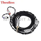 Посеребренный кабель для обновления наушников Thouliess Hi-Fi 7nOCC для наушников im01, im02, im03, im04, im50, im70